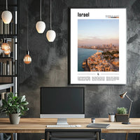 Israel's Vibrant Cityscape: A Celebratory Urban or Cityscape Poster PosterGoat