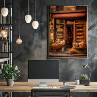Charming Bakery Facade Poster
