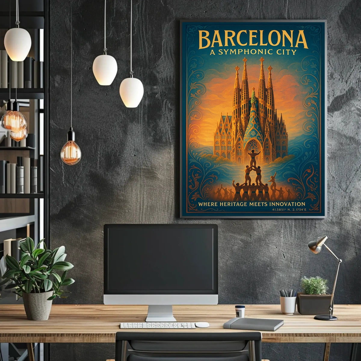 Barcelona A Symphonic City Poster