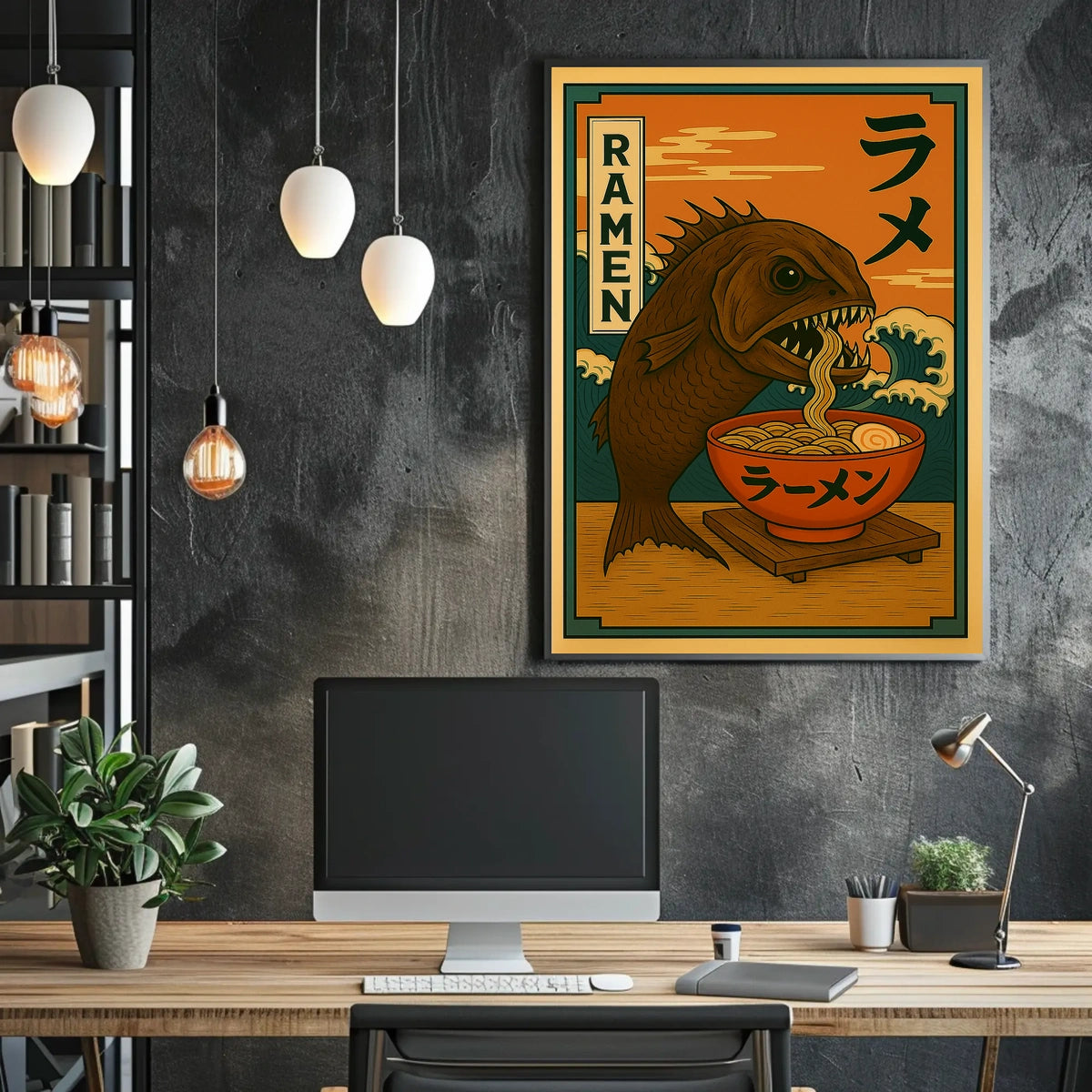 Ramen Monster Poster