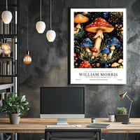 William Morris Cotton Prints Exhibition Poster