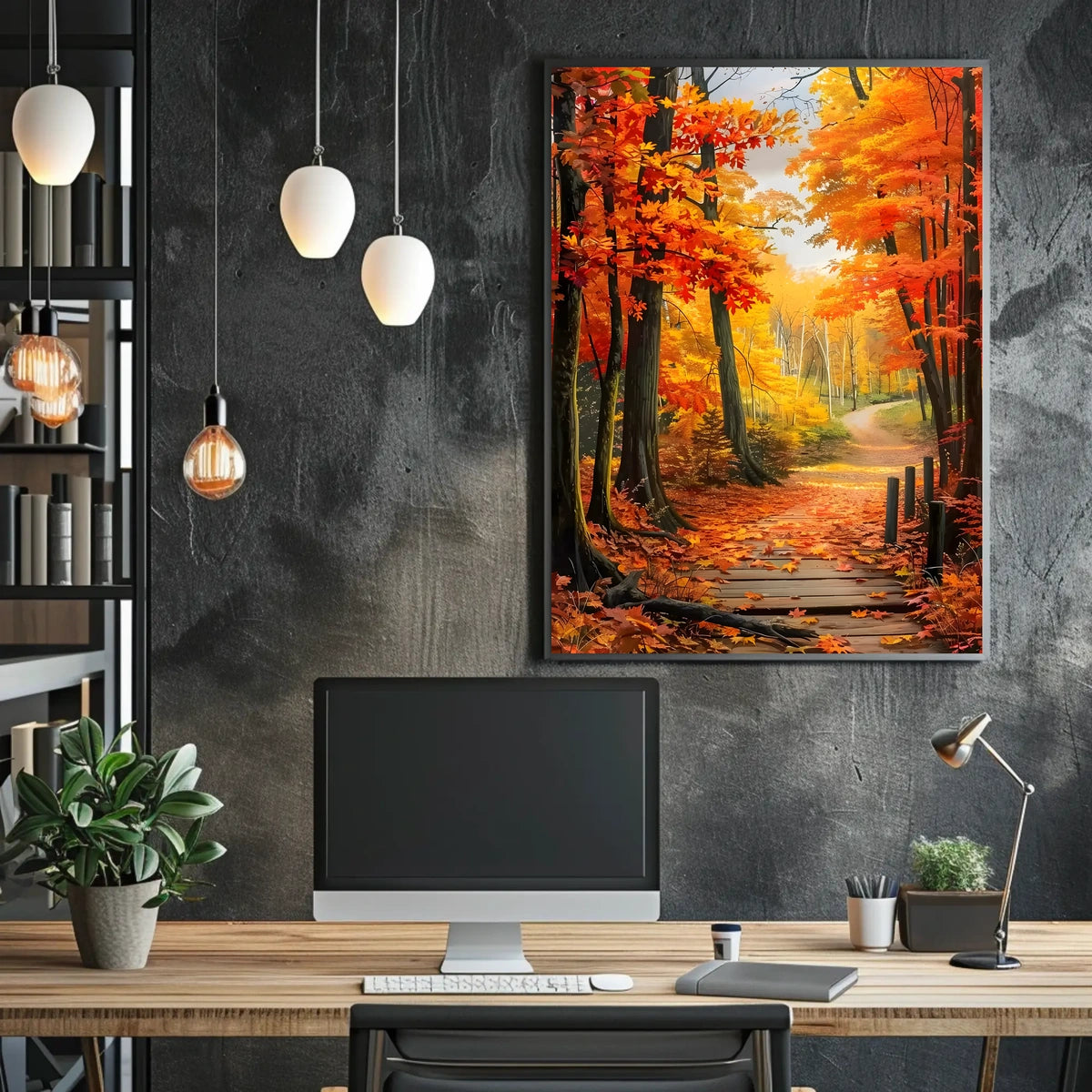 Autumn Pathway Poster