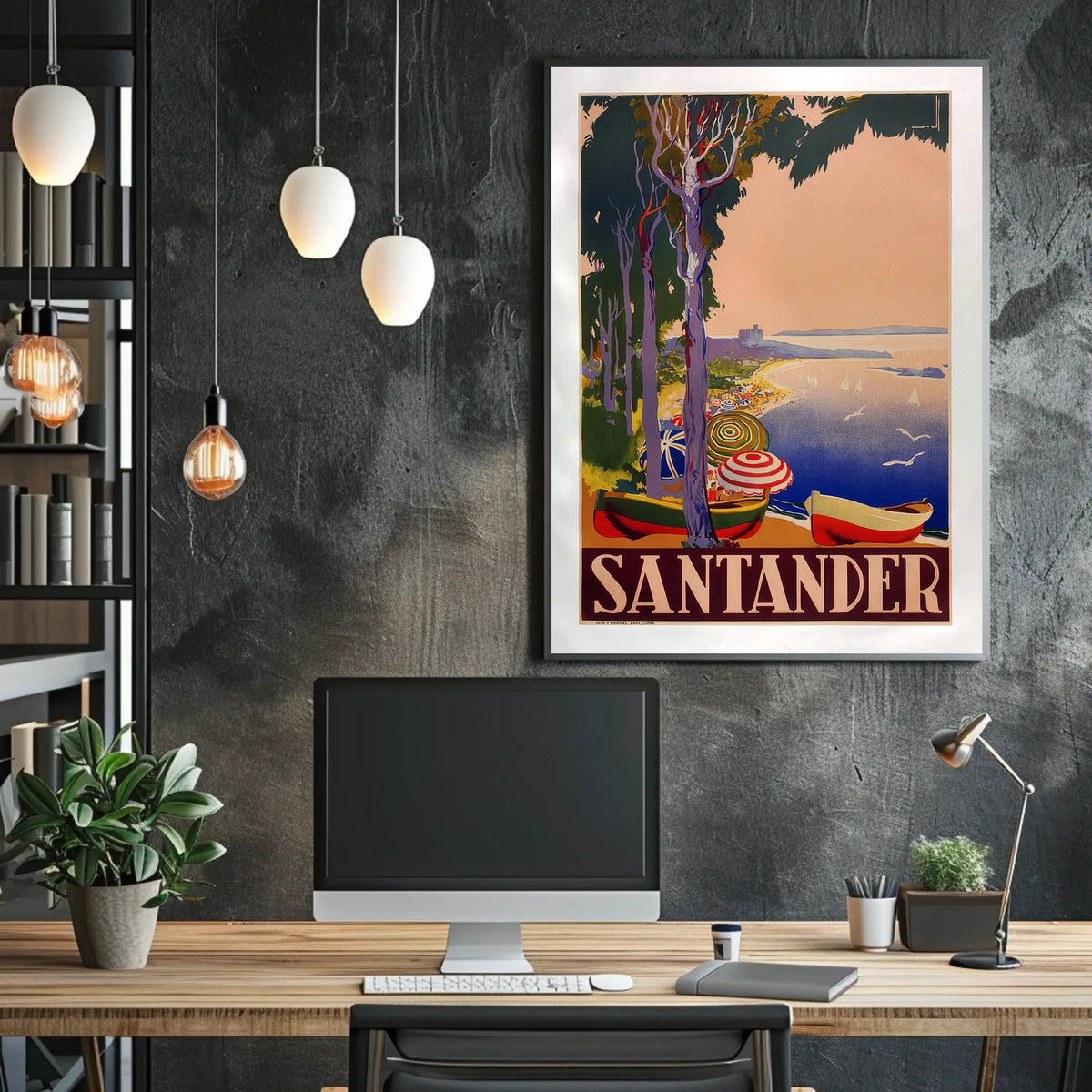 Santander Coastal Retreat Poster