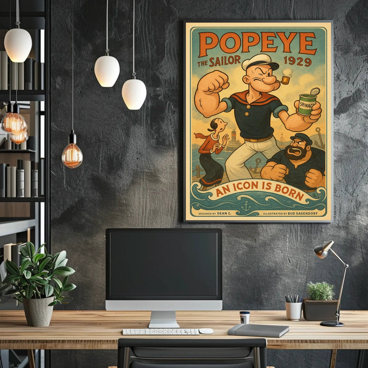 Popeye 1929 Art Poster POP-243