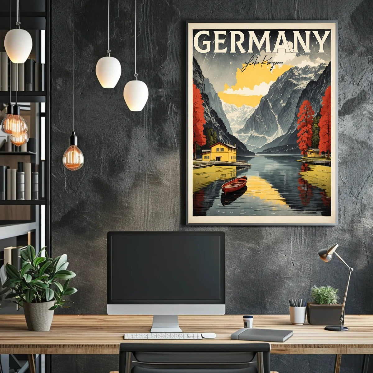 Scenic Germany Lake Kรถnigssee Poster