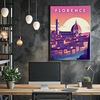 Florence Cathedral In Vibrant Colors: Poster