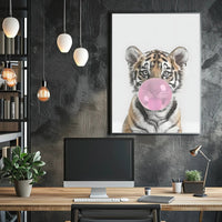 Bubblegum Tiger Poster
