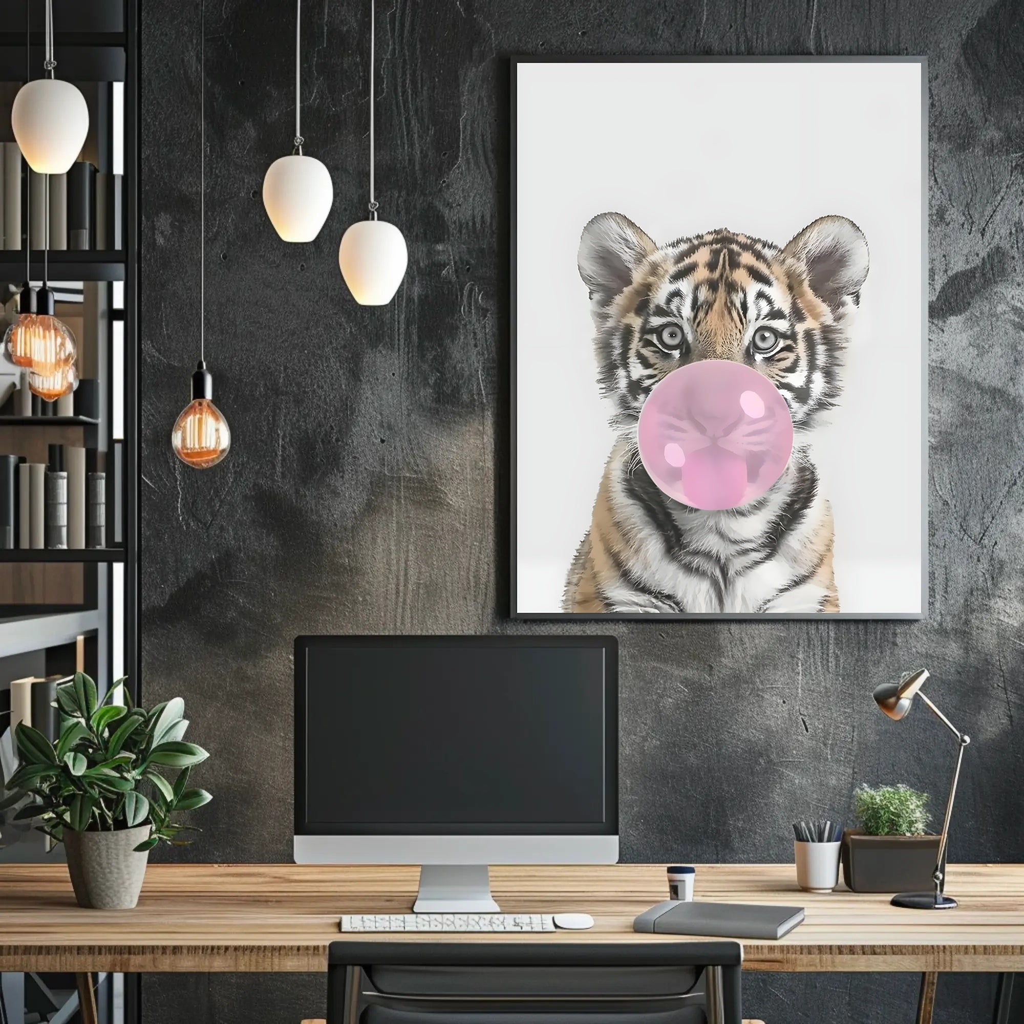 Bubblegum Tiger Poster