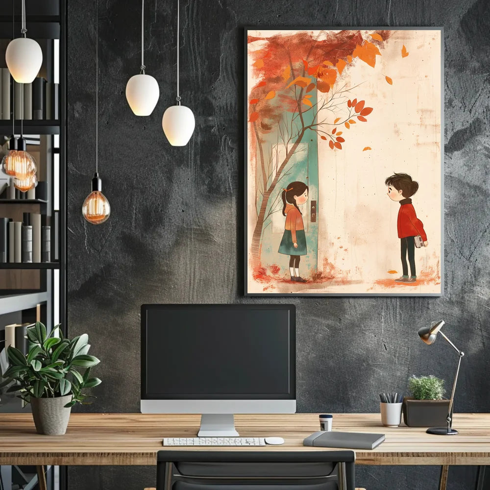 Urban Expressionism Art Deco Style Poster