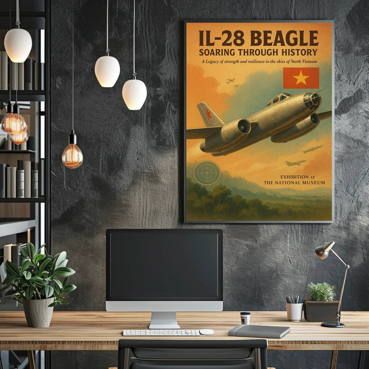 IL-28 Beagle Soaring Through History Poster