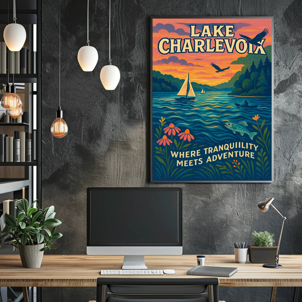 Lake Charlevoix Adventure Poster