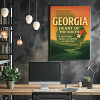 Georgia Heart Of The South Poster