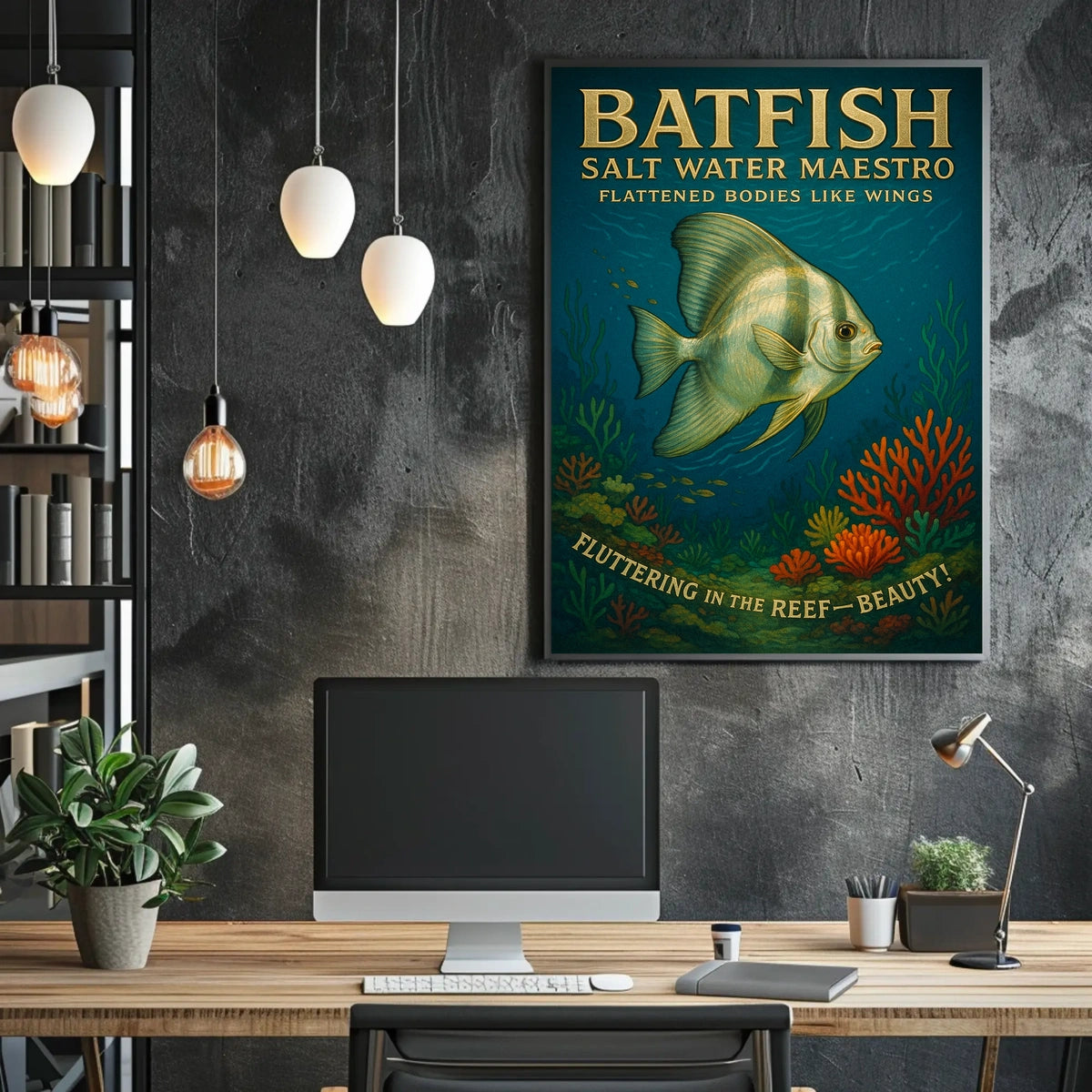 Batfish Salt Water Maestro Poster