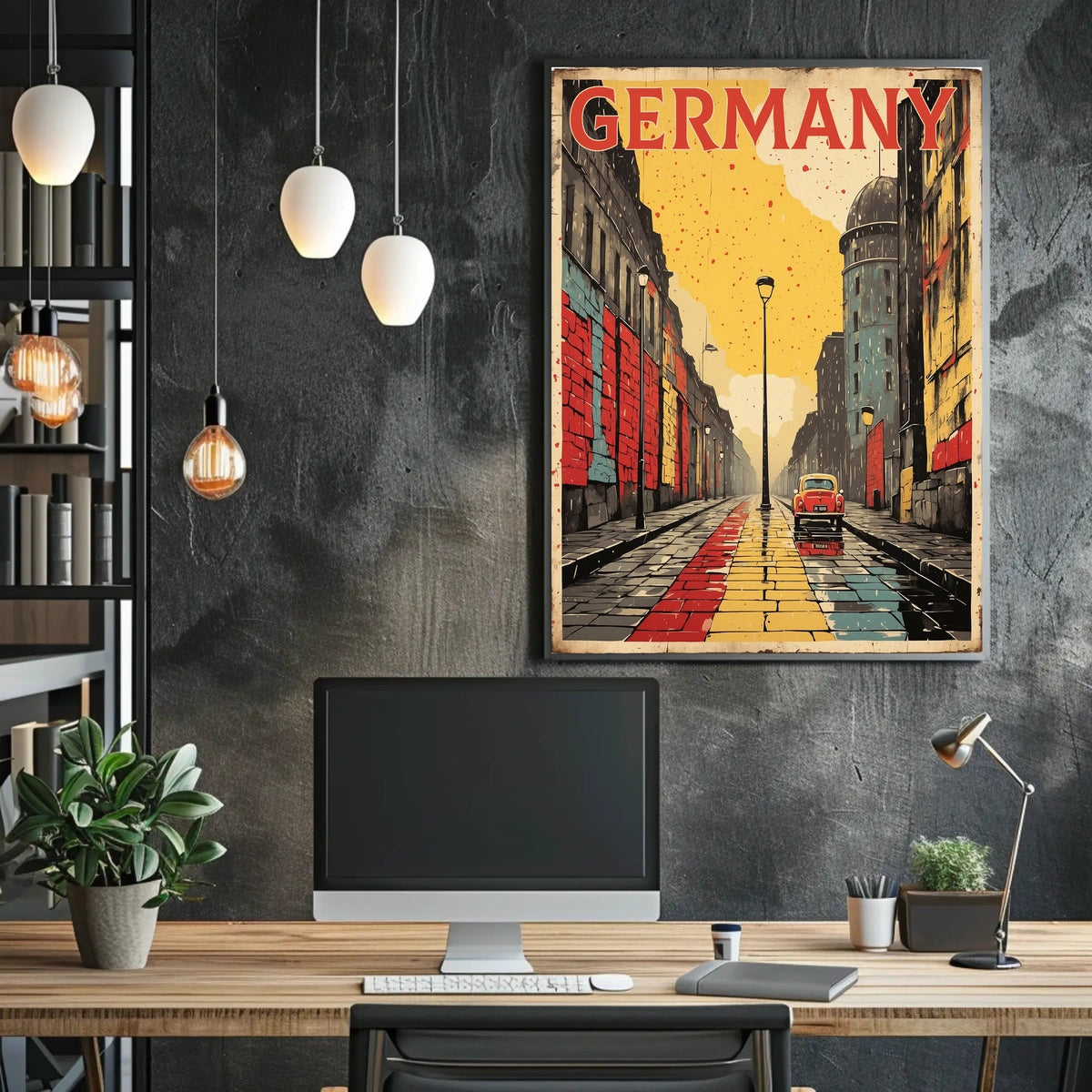 Germany Urban Street Art Poster