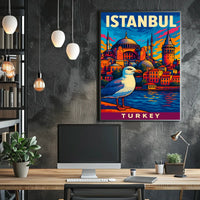 Vibrant Istanbul Poster