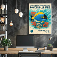 Discover the Charm of the Powder Blue Tang Poster