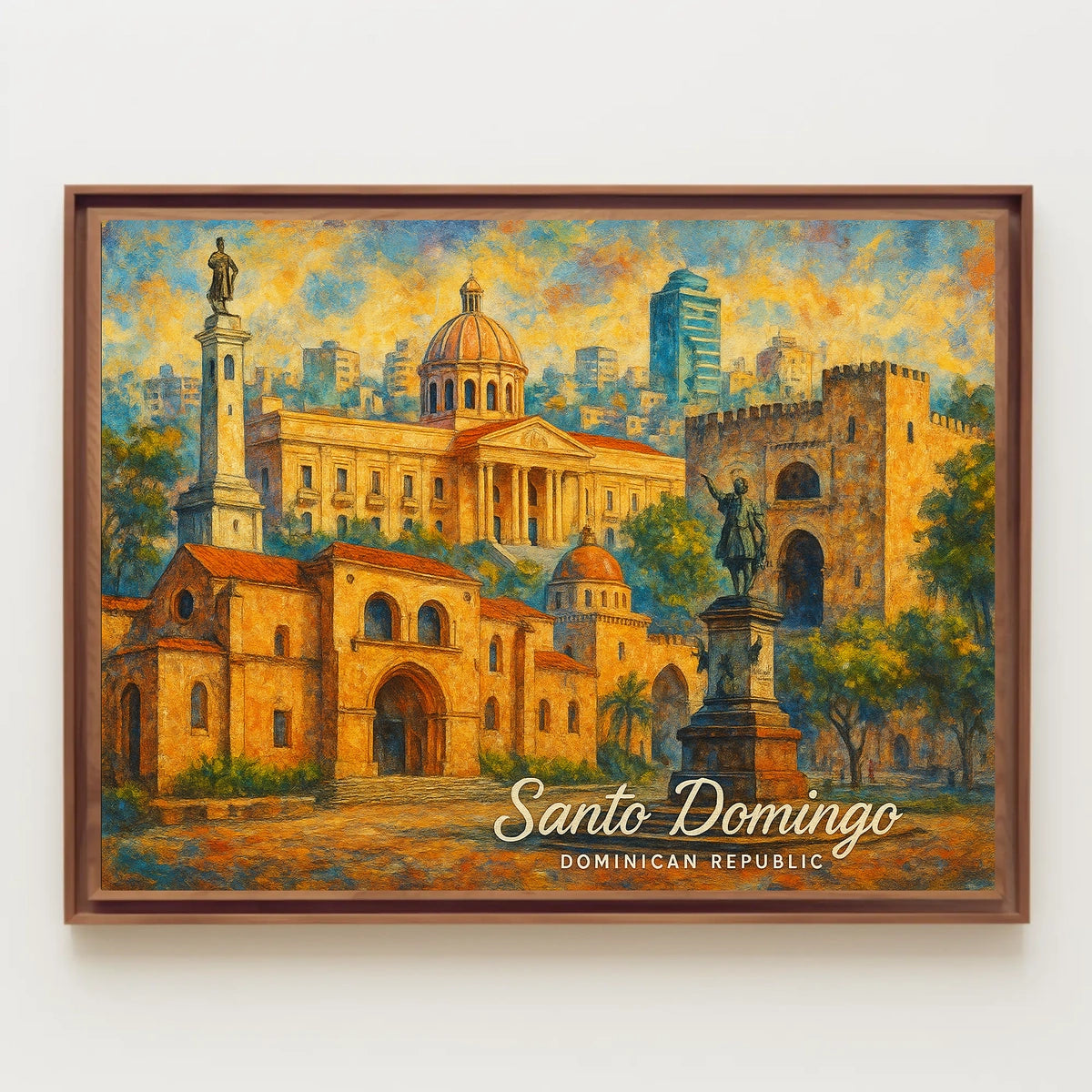 Santo Domingo Dominican Republic Poster