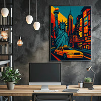 Iconic New York Vibes Poster