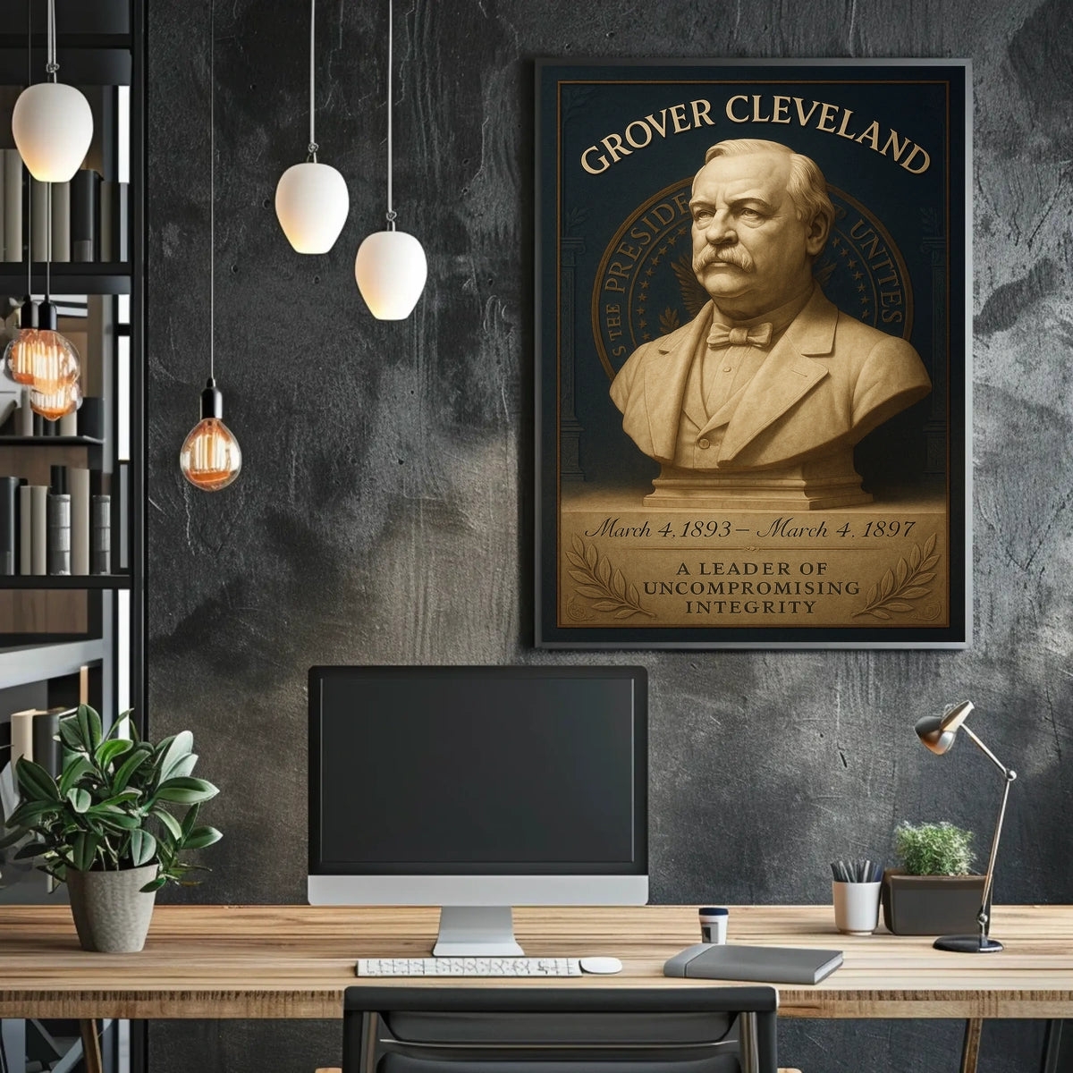 Grover Cleveland 24th President Poster