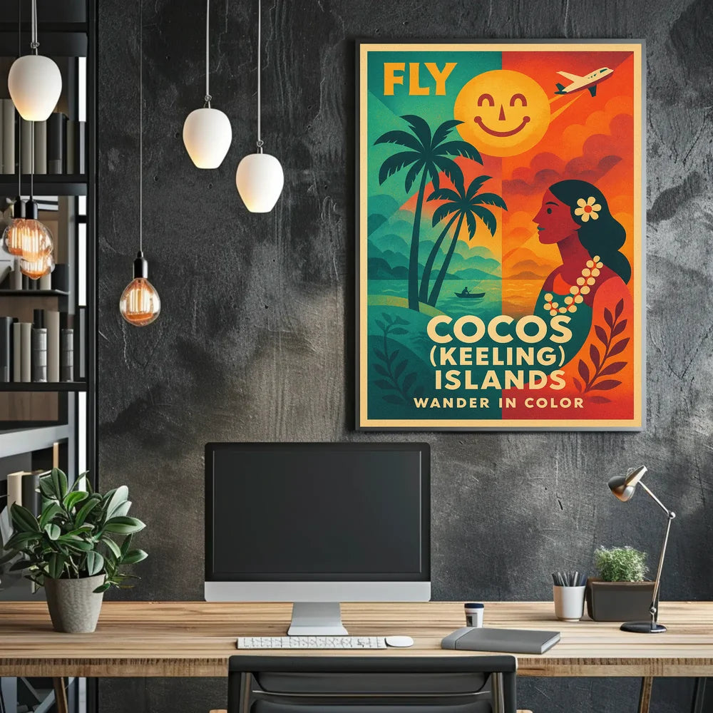 Tropical Adventure Travel Poster PosterGoat