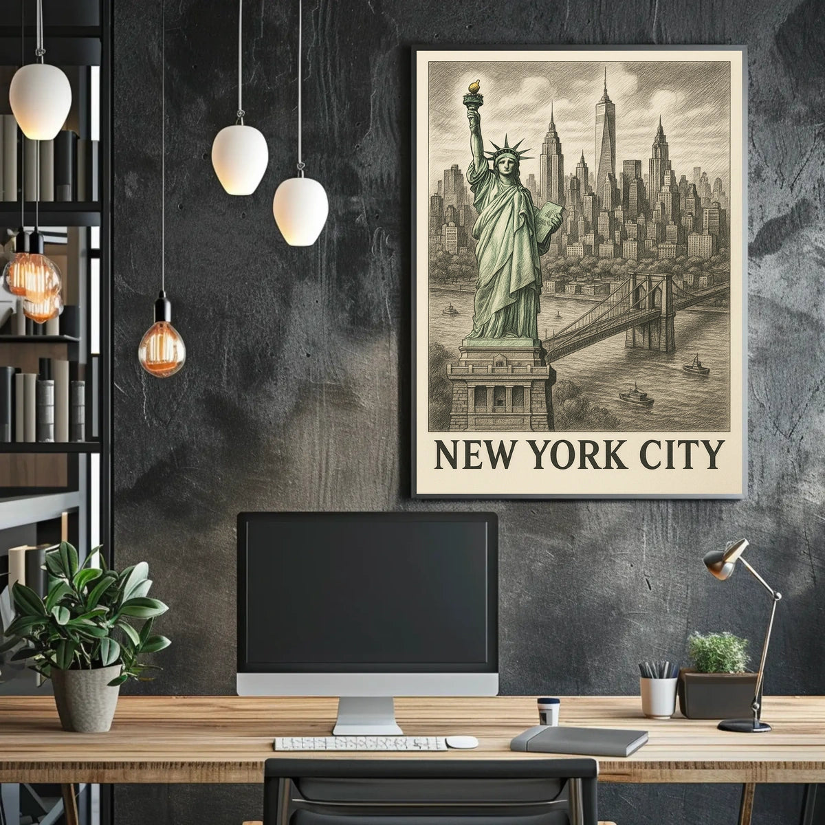 Iconic New York City Poster