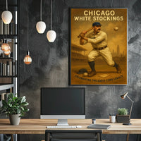 Chicago White Stockings Celebrating Baseball History Poster