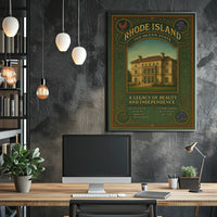 Rhode Island The Ocean State Poster