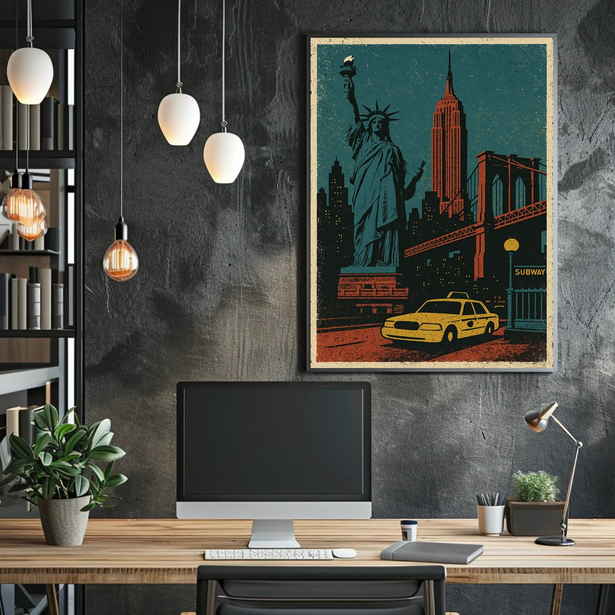 Iconic New York City Vintage Poster