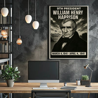 William Henry Harrison 9Th President Poster