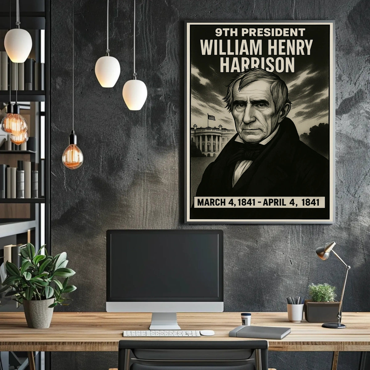 William Henry Harrison 9Th President Poster