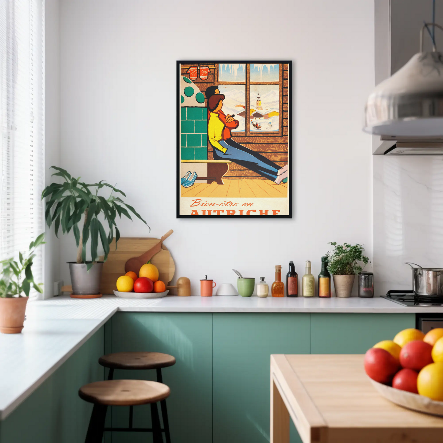 Bien-être en Autriche Vintage Poster