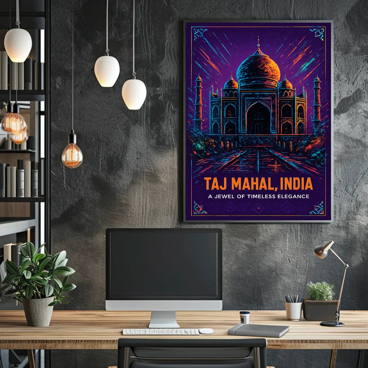 Taj Mahal, India A Jewel of Timeless Elegance Poster