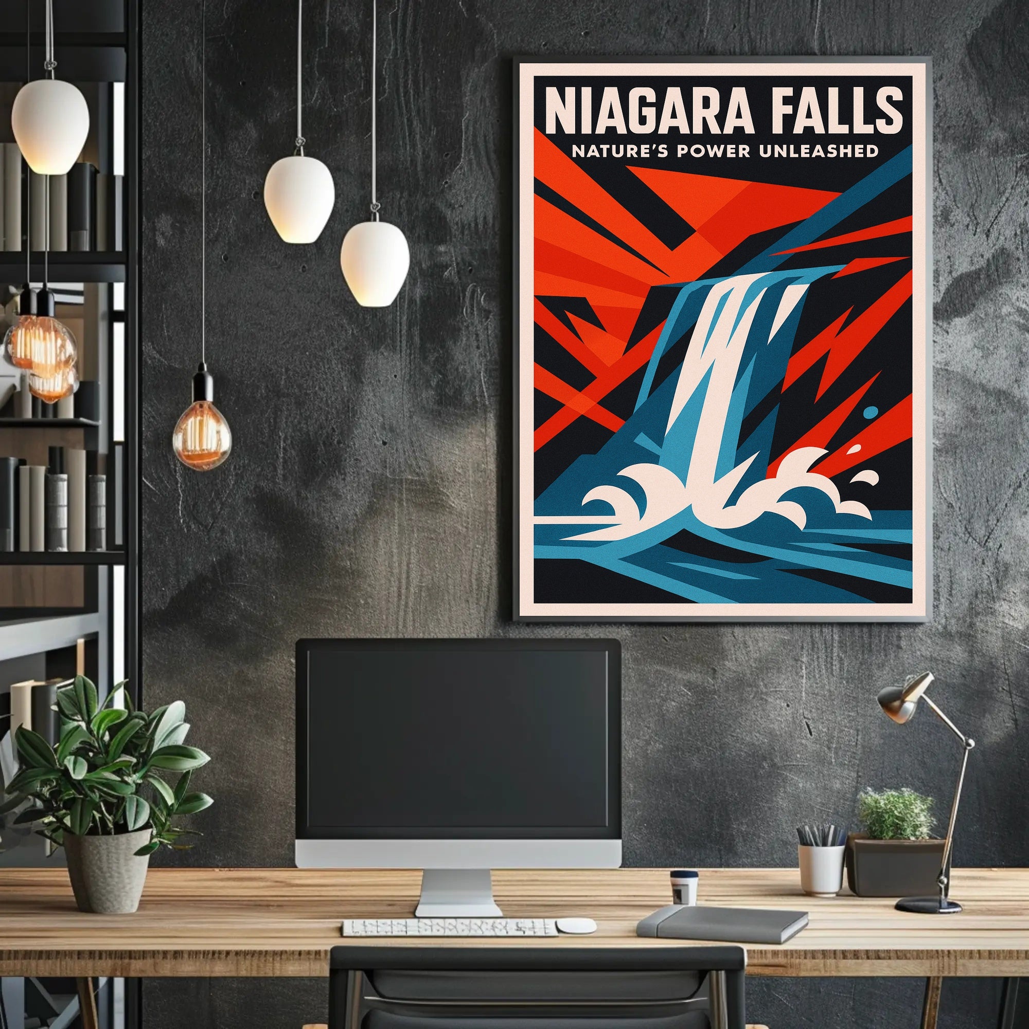 Niagara Falls Nature's Power Unleashed Poster PosterGoat