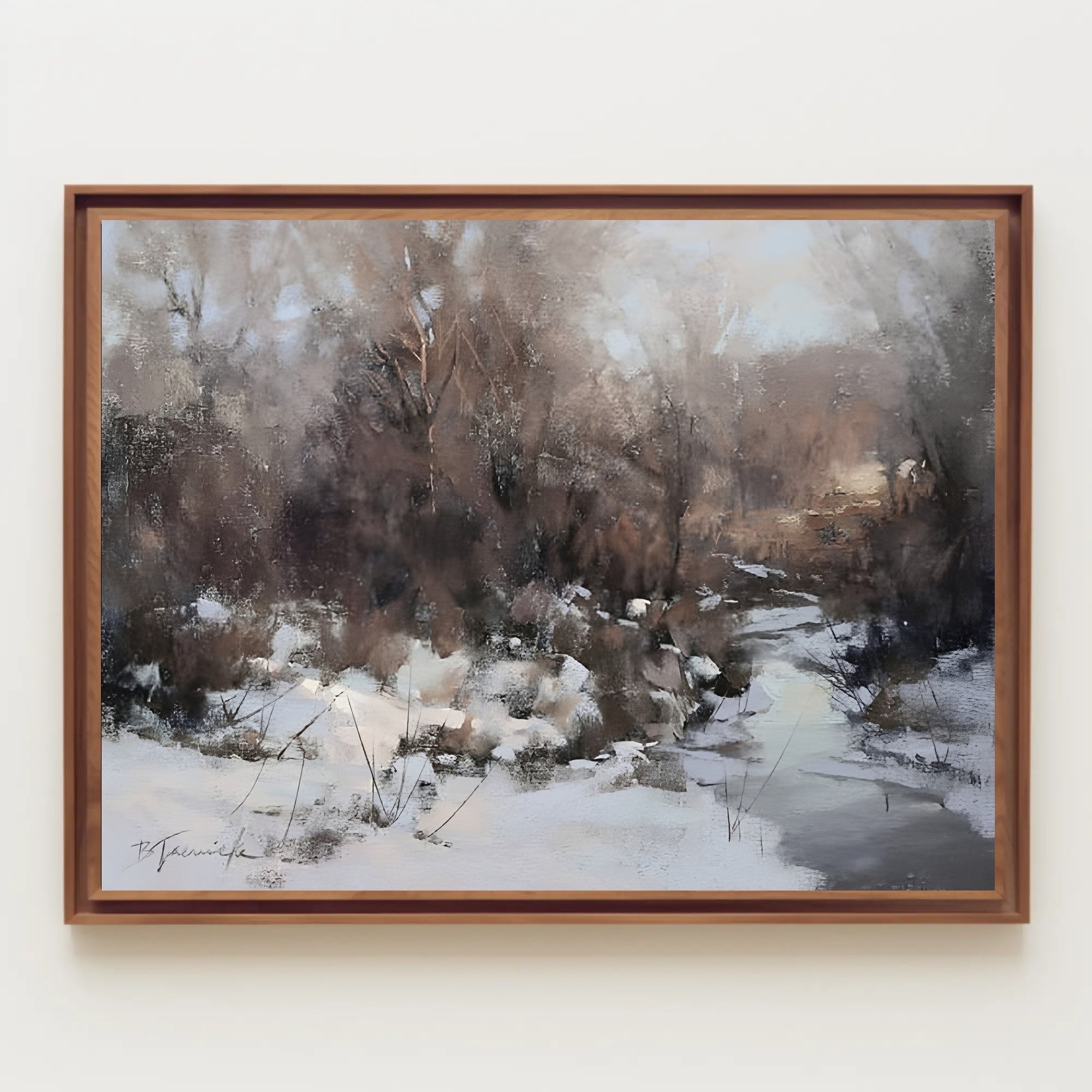 Winter Landscape Poster
