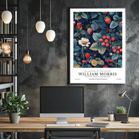 William Morris Cotton Prints Exhibition Poster