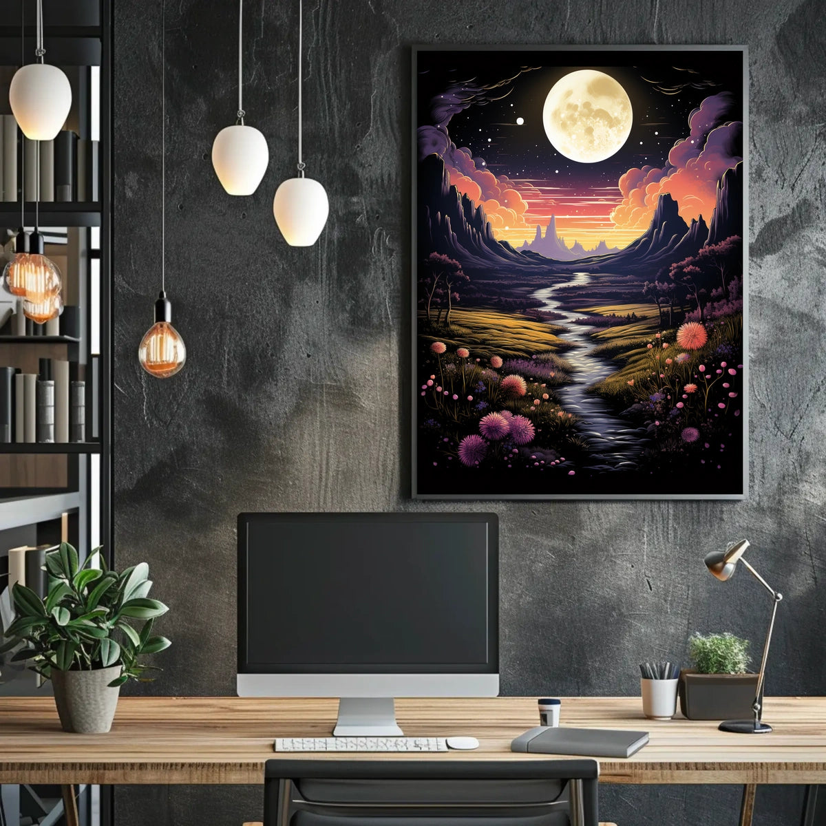 Moonlit Serenity Poster