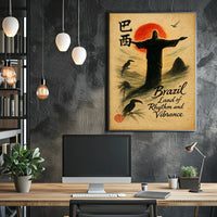 Brazil Land of Rhythm and Vibrance Poster
