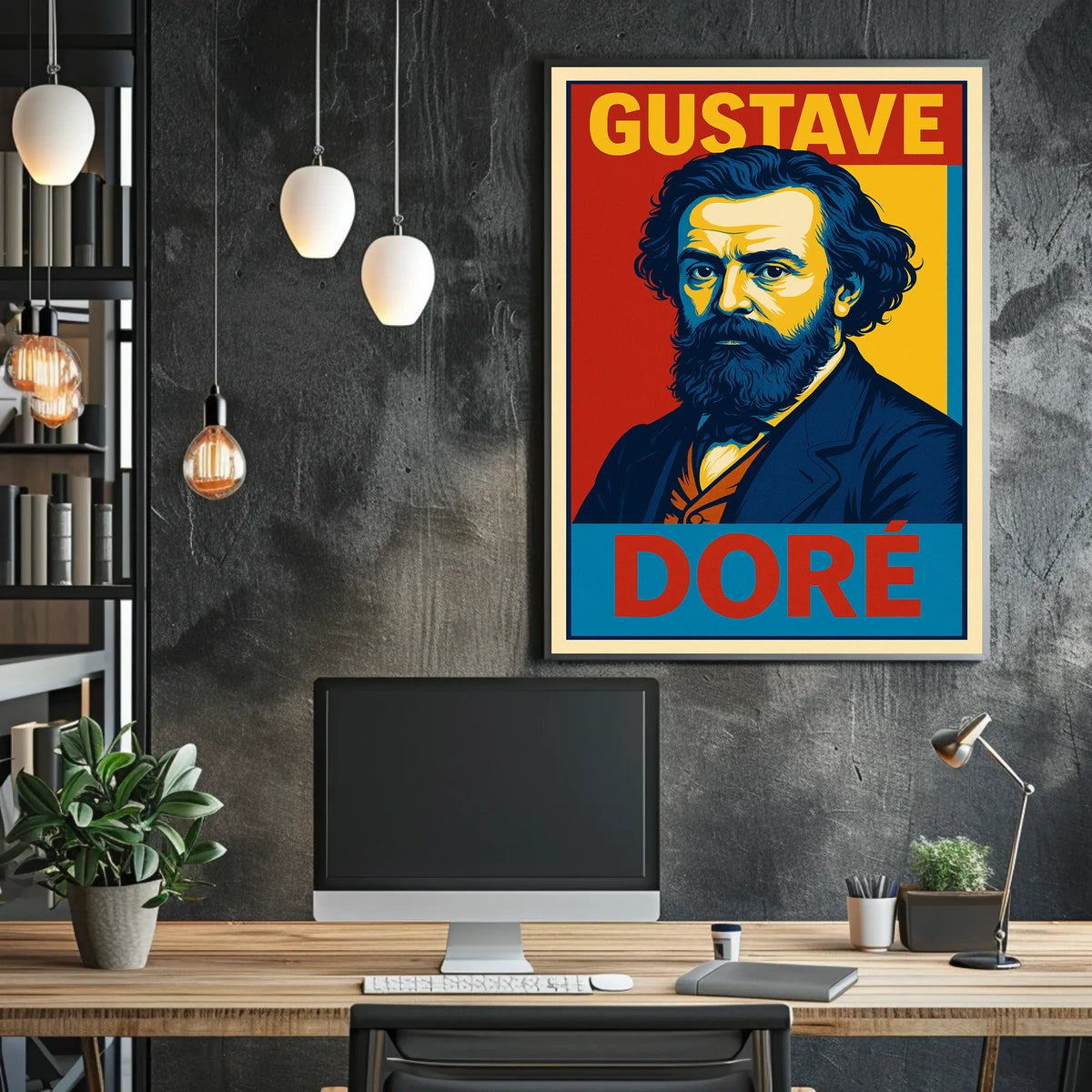 Gustave Doré Artistic Tribute Poster