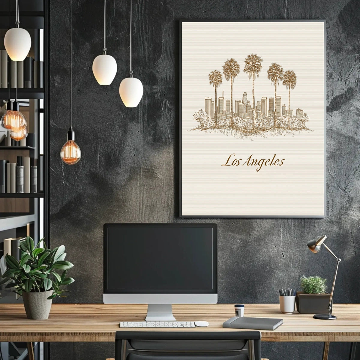 Los Angeles Skyline Poster