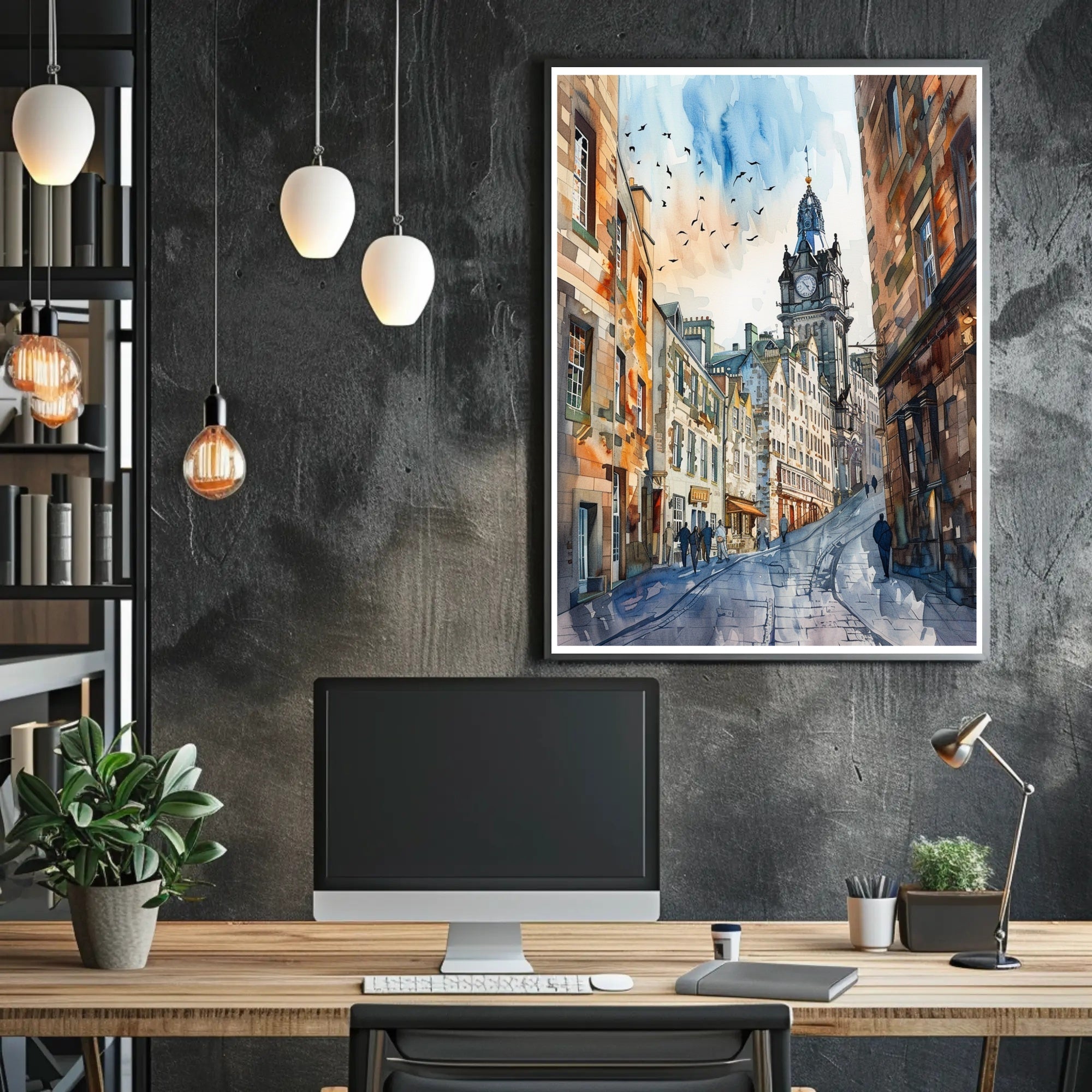 Captivating Cityscape Poster PosterGoat