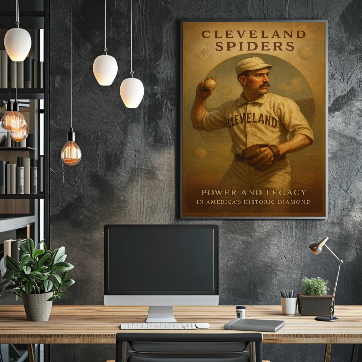 Cleveland Spiders Power and Legacy Poster