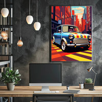 Vibrant City Drive Poster PosterGoat