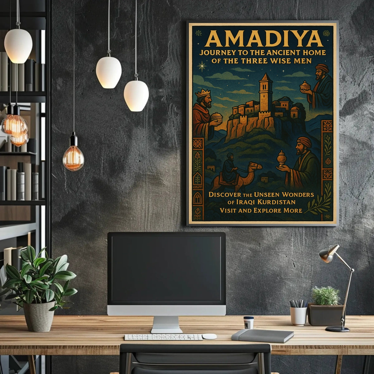 Amadiya Journey to the Ancient Home of the Three Wise Men Poster