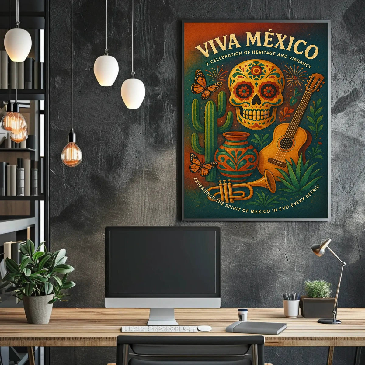 Viva Mexico A Celebration of Heritage Poster