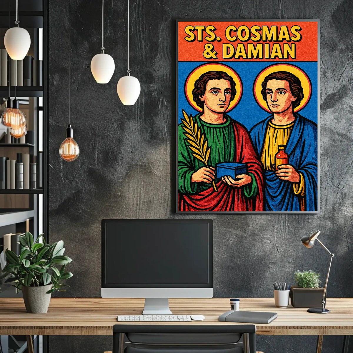 Saints Cosmas and Damian Poster