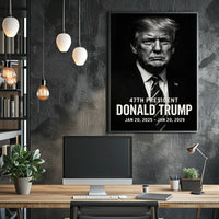 Donald Trump 47th President Poster