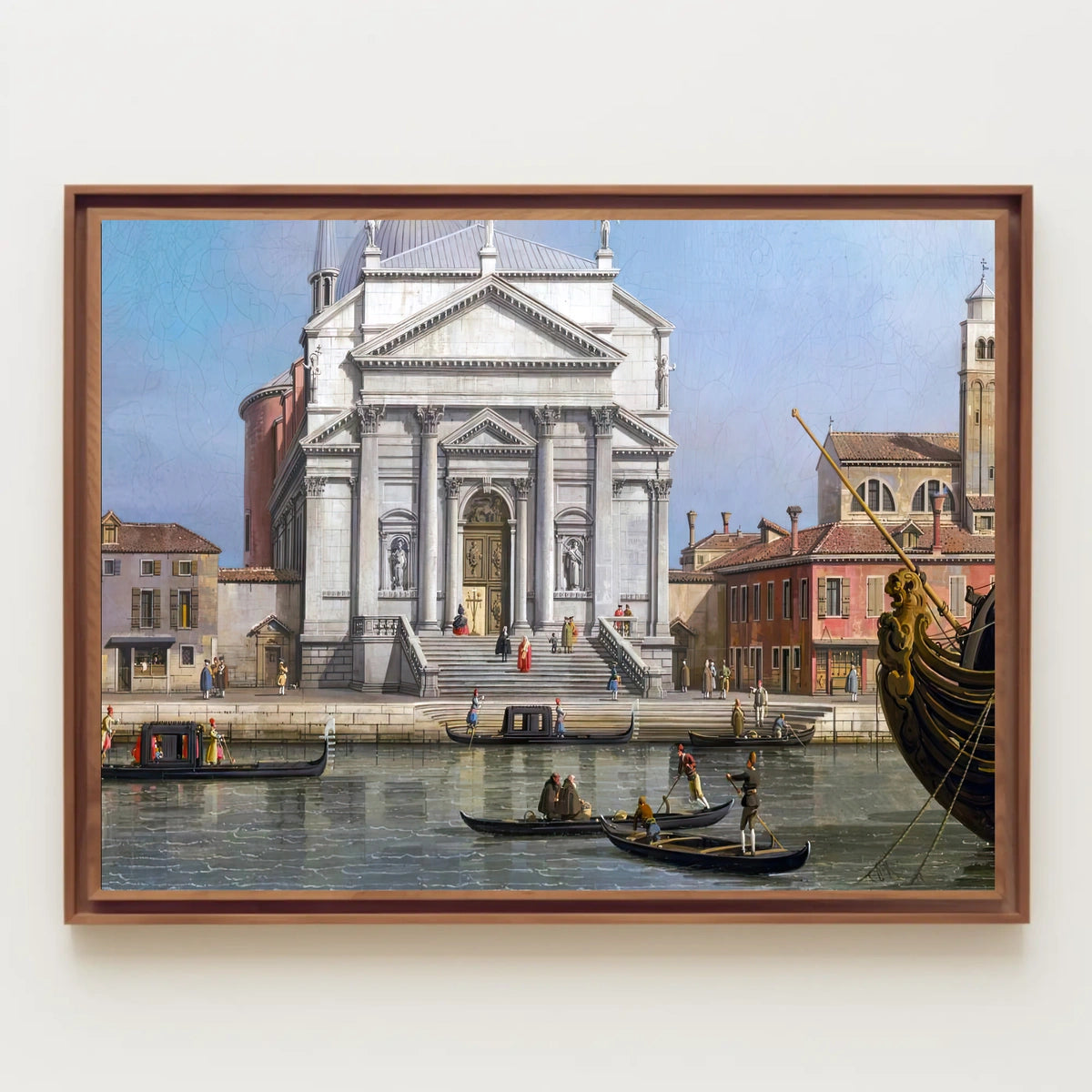 Venetian Canal Scene Cultural or Heritage Poster