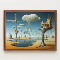 Whimsical Surreal Landscape Art Fantasy or Mythology Poster