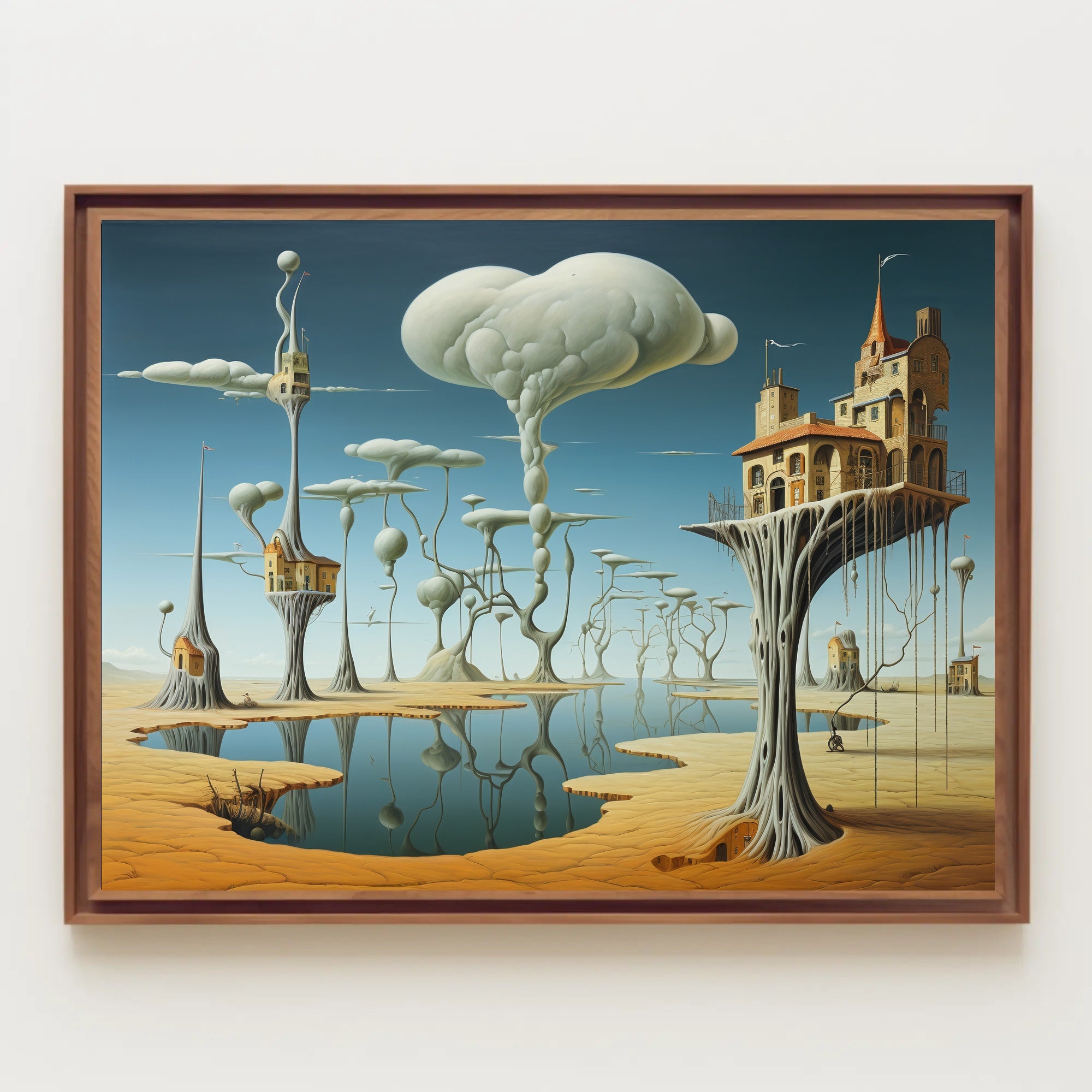 Whimsical Surreal Landscape Art Fantasy or Mythology Poster