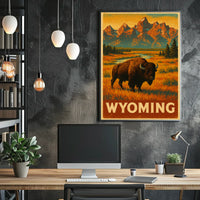 Wyoming Wilderness Poster